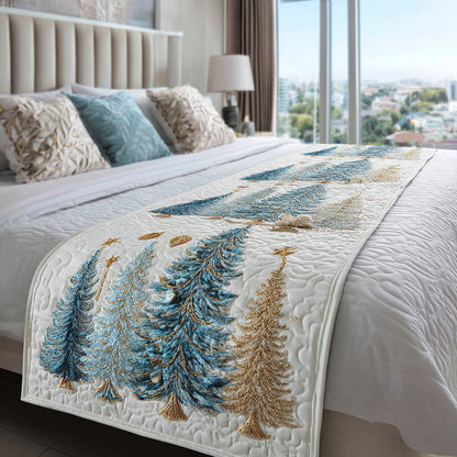 Holiday Forest Quilted Bed Runner VTQ-Myprintsy