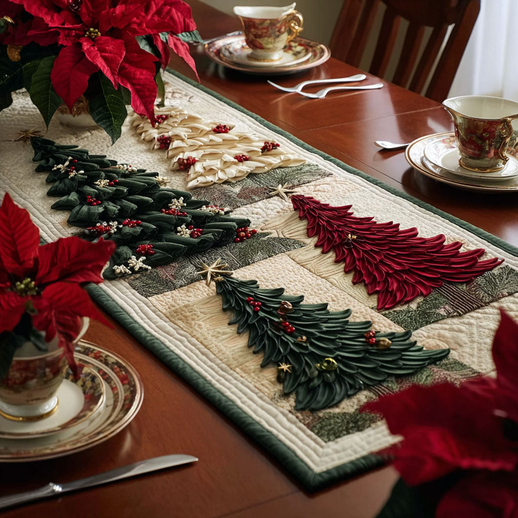 Holiday Forest Quilted Table Runner VTQ-Myprintsy