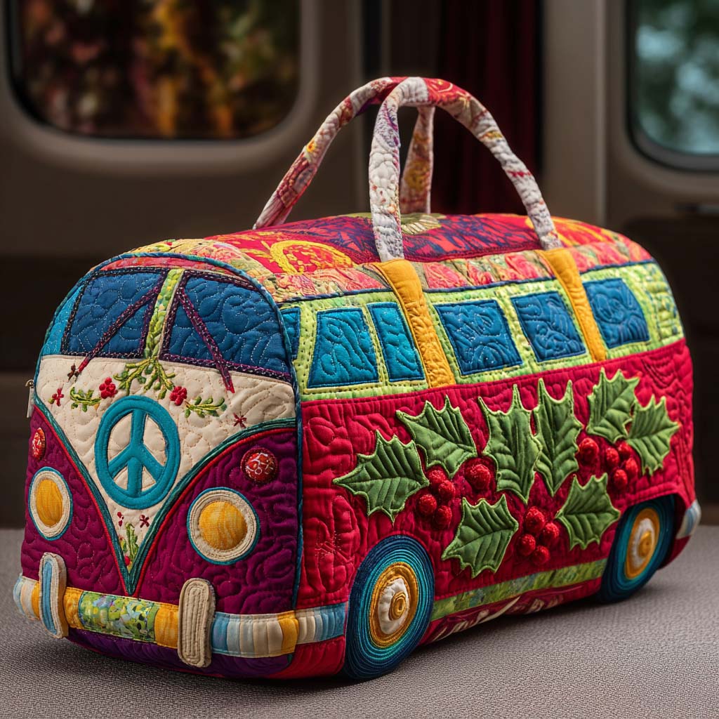 Holiday Freedom Van Quilted Duffle Bag VTQ-Myprintsy