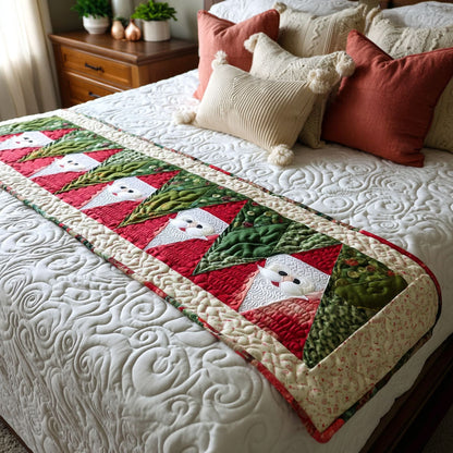 Holiday Frosty Quilted Bed Runner VTQ-Myprintsy