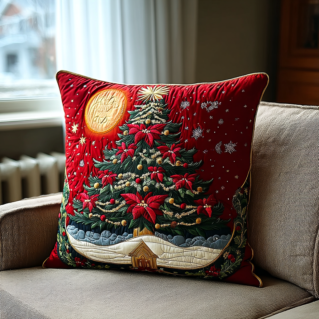 Holiday Glow Quilted Pillow Case VTQ-Myprintsy