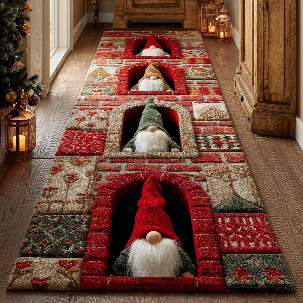 Holiday Gnomes Runner Carpet VTQ-Myprintsy