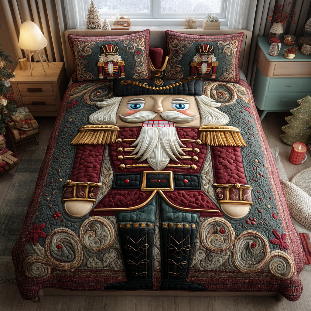 Holiday Guardians -Piece Quilted Bedding Set VTQ-Myprintsy
