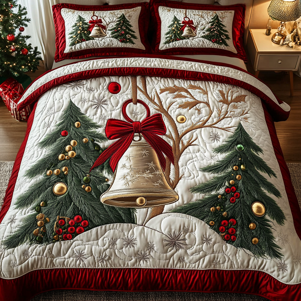 Holiday Harmony -Piece Quilted Bedding Set VTQ-Myprintsy
