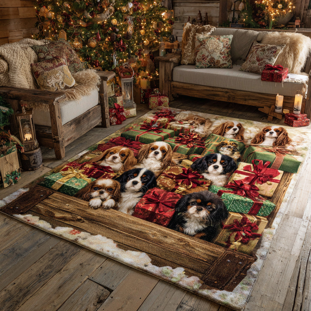 Holiday King Charles Area Rug VTQ-Myprintsy