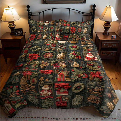 Holiday Magic -Piece Quilted Bedding Set VTQ-Myprintsy