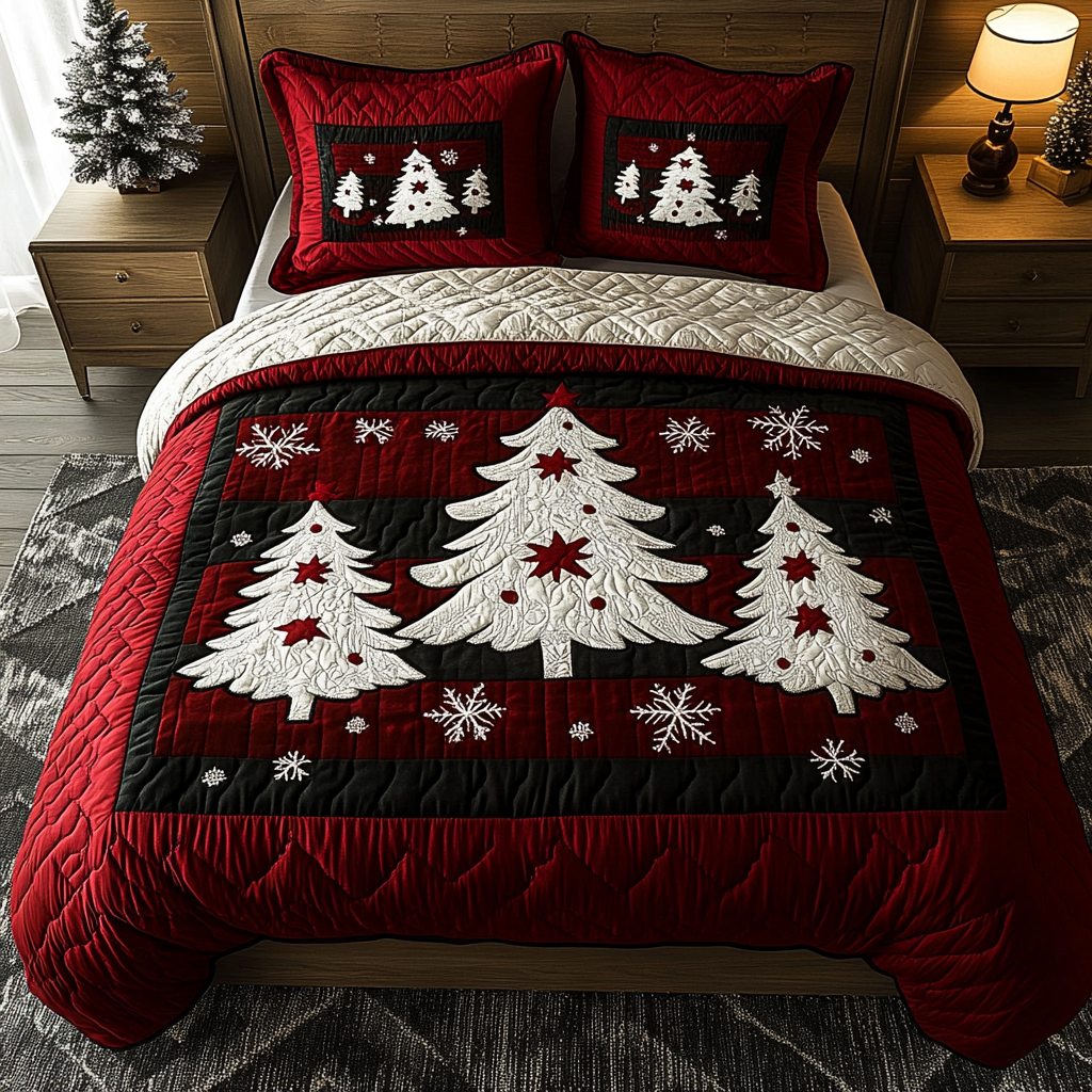 Holiday Magic -Piece Quilted Bedding Set VTQ-Myprintsy