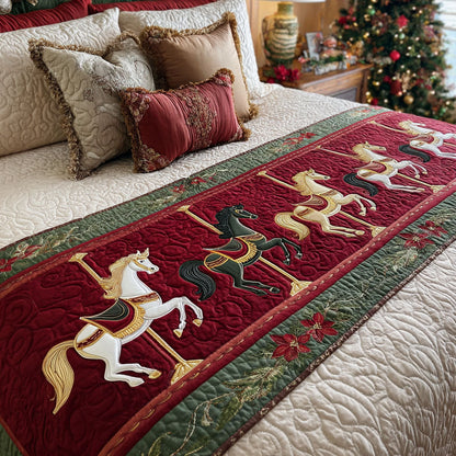 Holiday Parade Quilted Bed Runner VTQ-Myprintsy
