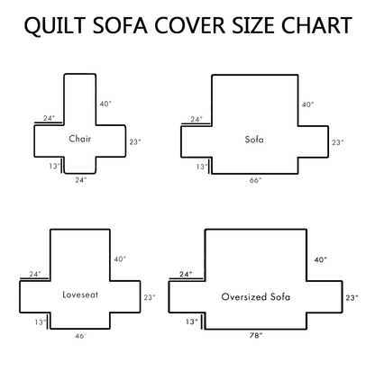 Holiday Spark Joy Quilted Sofa Cover VTQ-Myprintsy