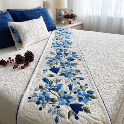 Holiday Sparkle Quilted Bed Runner VTQ-Myprintsy