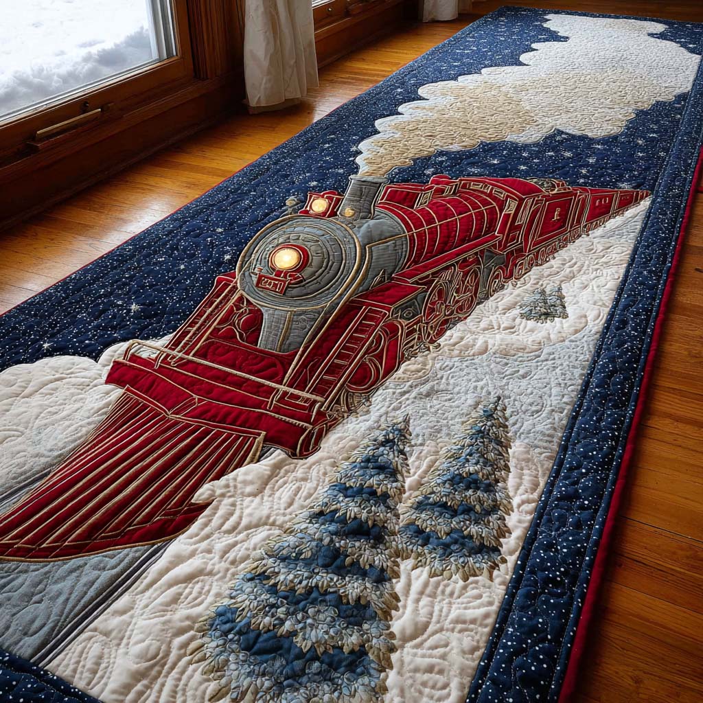 Holiday Train Journey Runner Carpet VTQ-Myprintsy