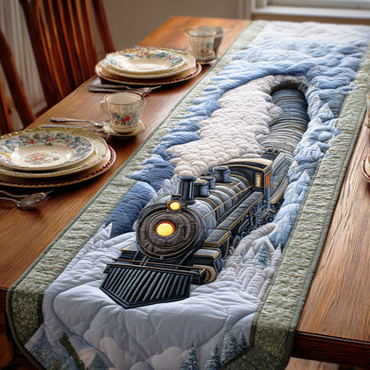 Holiday Train Quilted Table Runner VTQ-Myprintsy