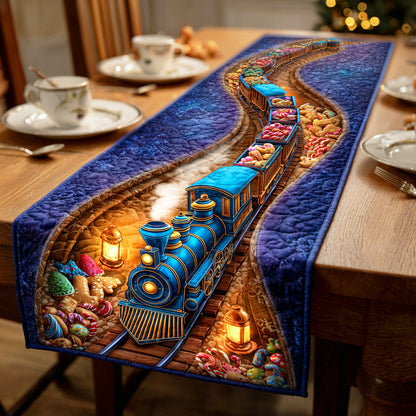 Holiday Train Quilted Table Runner VTQ-Myprintsy
