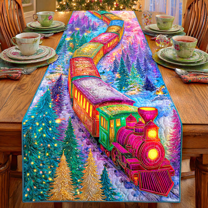 Holiday Train Quilted Table Runner VTQ-Myprintsy