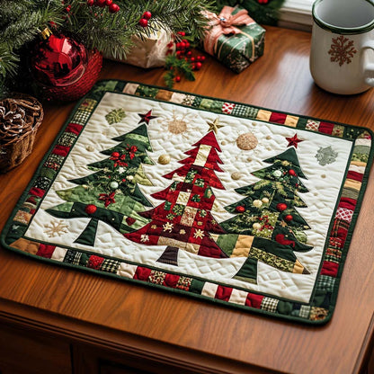Holiday Tree Collection Quilted Placemat VTQ-Myprintsy
