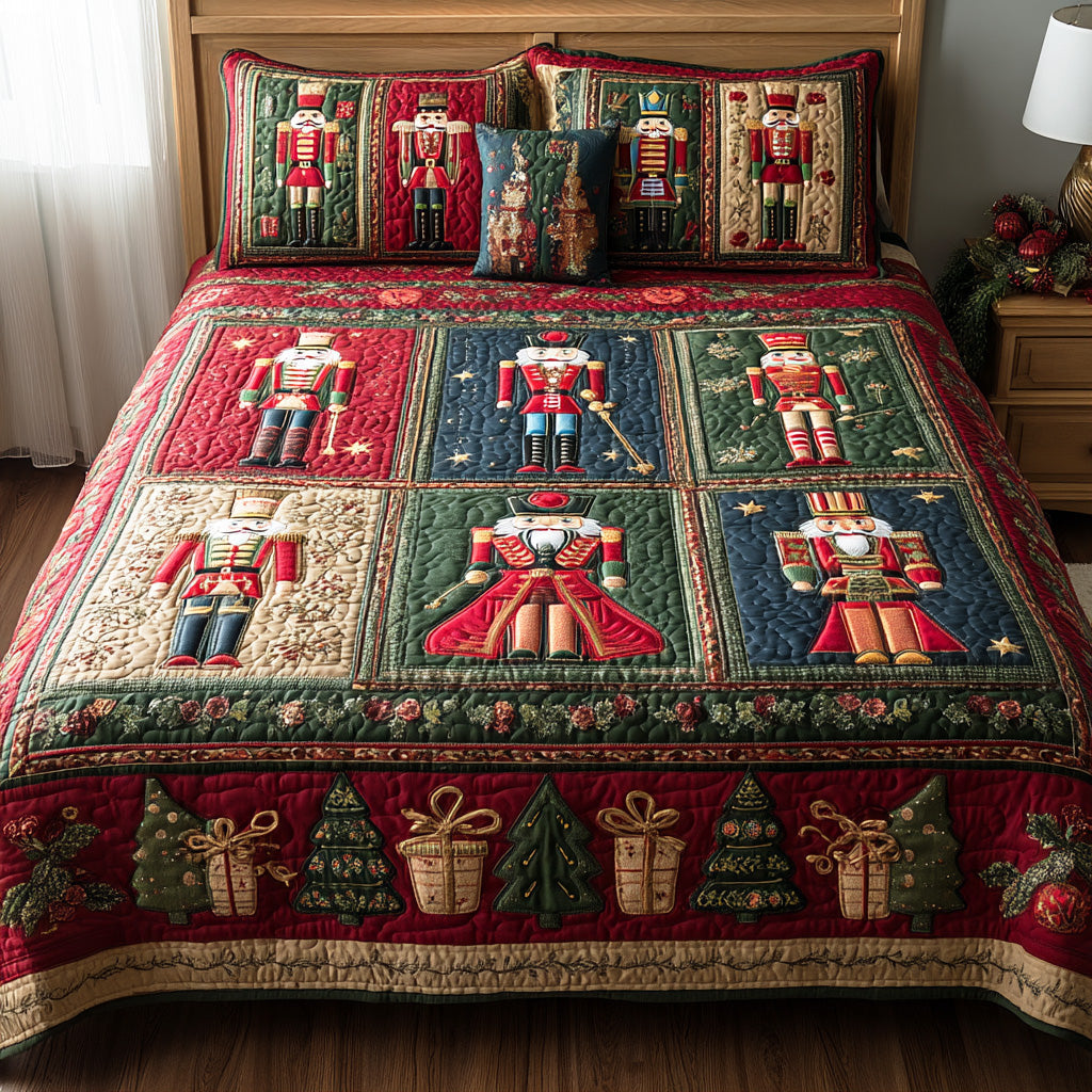 Holiday Trooper -Piece Quilted Bedding Set VTQ-Myprintsy