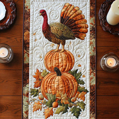 Holiday Turkey Quilted Table Runner VTQ-Myprintsy