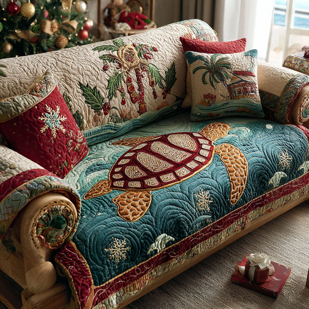 Holiday Turtle Bay Quilted Sofa Cover VTQ-Myprintsy