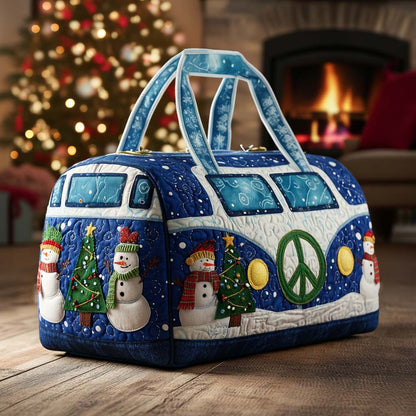 Holiday Van Vibes Quilted Duffle Bag VTQ-Myprintsy