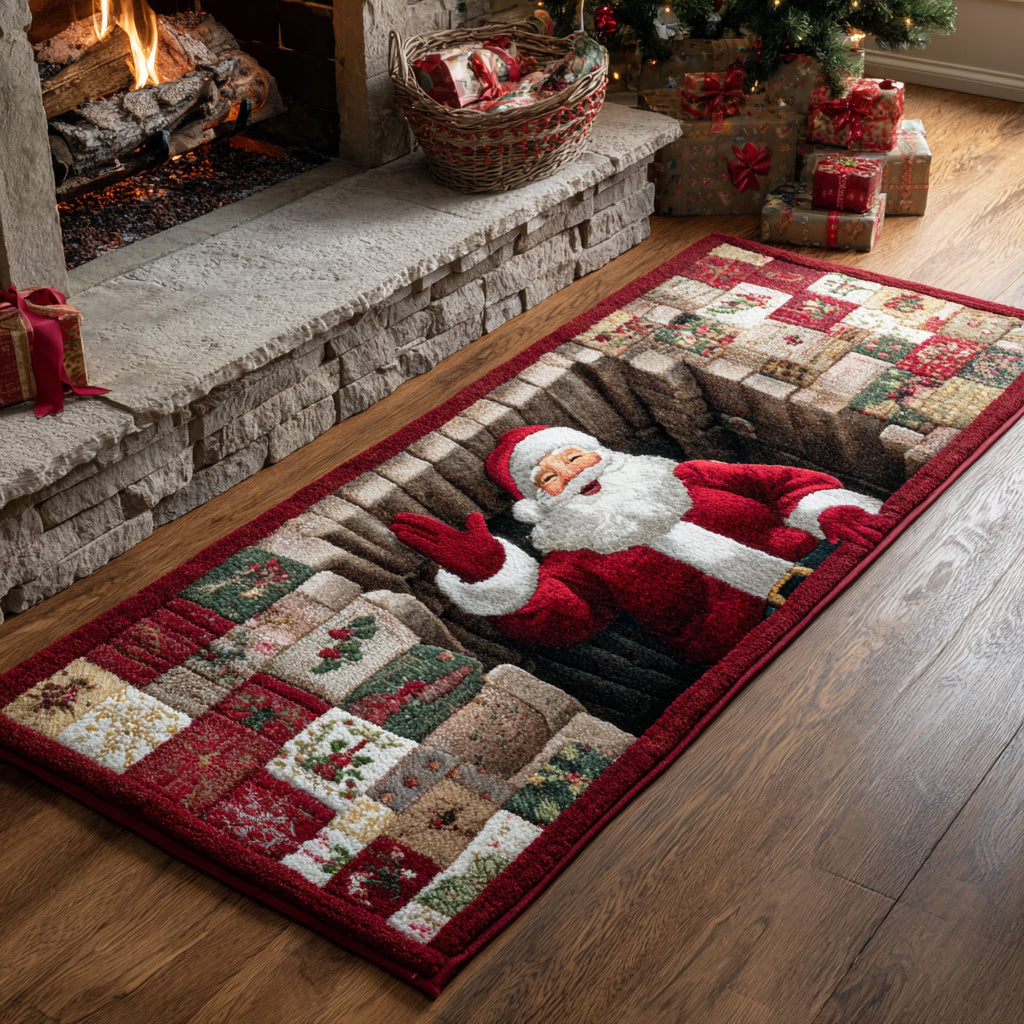 Hollow Santa Claus Runner Carpet VTQ-Myprintsy