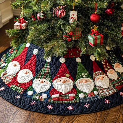 Holly Charm Christmas Quilted Tree Skirt-Myprintsy