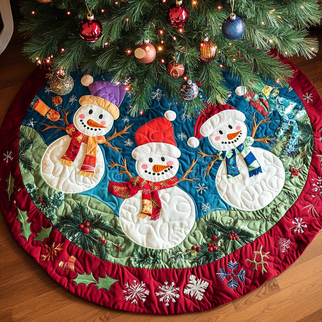 Holly Jolly Cheer Christmas Tree Skirt-Myprintsy