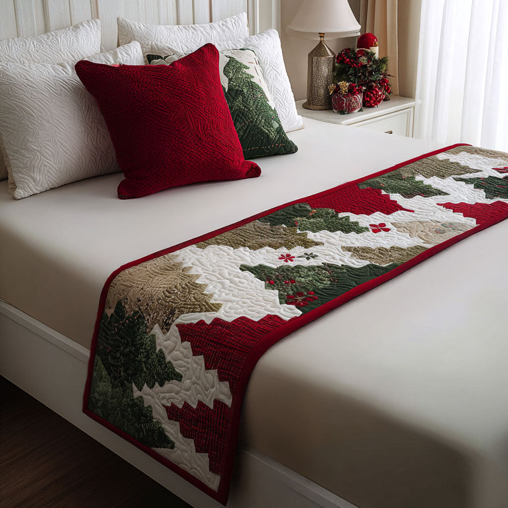 Holly Starlight Quilted Bed Runner VTQ-Myprintsy