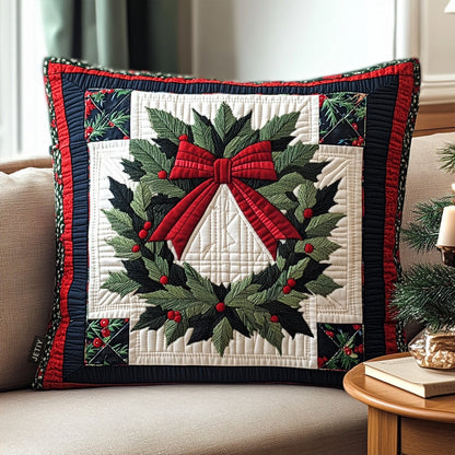 Hollyberry Charm Quilted Pillow Case VTQ-Myprintsy