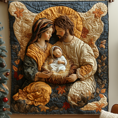 Holy Family Quilted Blanket VTQ-Myprintsy