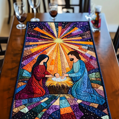 Holy Garden Quilted Table Runner VTQ-Myprintsy