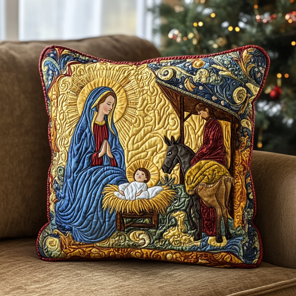 Holy Infant Quilted Pillow Case VTQ-Myprintsy
