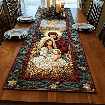 Holy Night Quilted Table Runner VTQ-Myprintsy