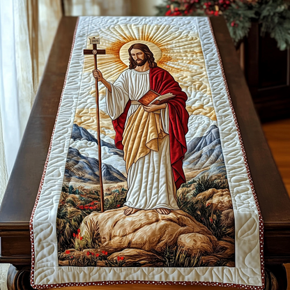 Holy Savior Quilted Table Runner VTQ-Myprintsy