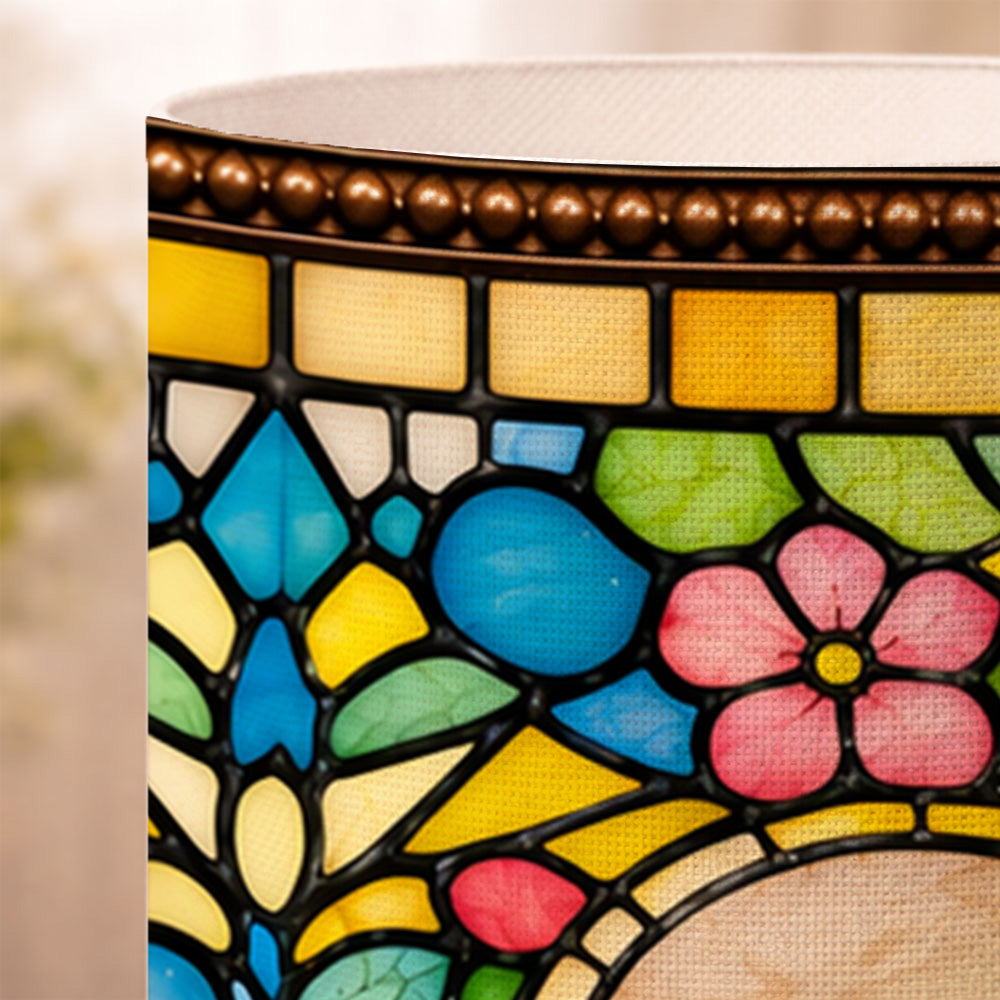 Home Is Where Mom Is - Personalized Fabric Lamp, Tiffany Style Lamp For Mother's Day Gift-Myprintsy