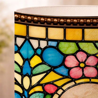 Home Is Where Mom Is - Personalized Fabric Lamp, Tiffany Style Lamp For Mother's Day Gift-Myprintsy