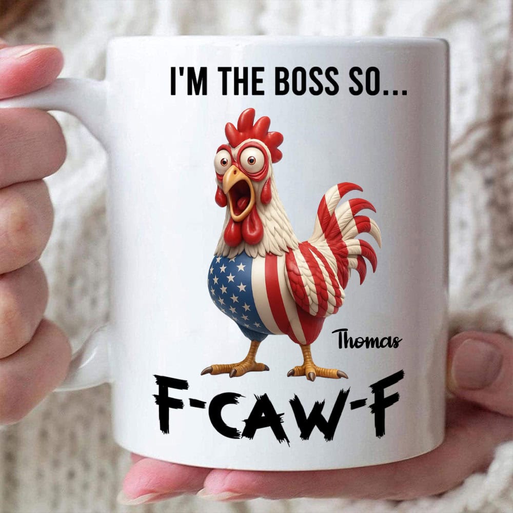 I Am Boss So FCAWF - Personalized Funny Mug-Myprintsy