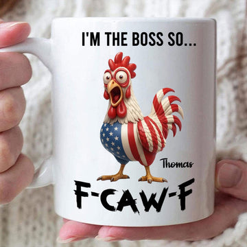 I Am Boss So FCAWF - Personalized Funny Mug-Myprintsy