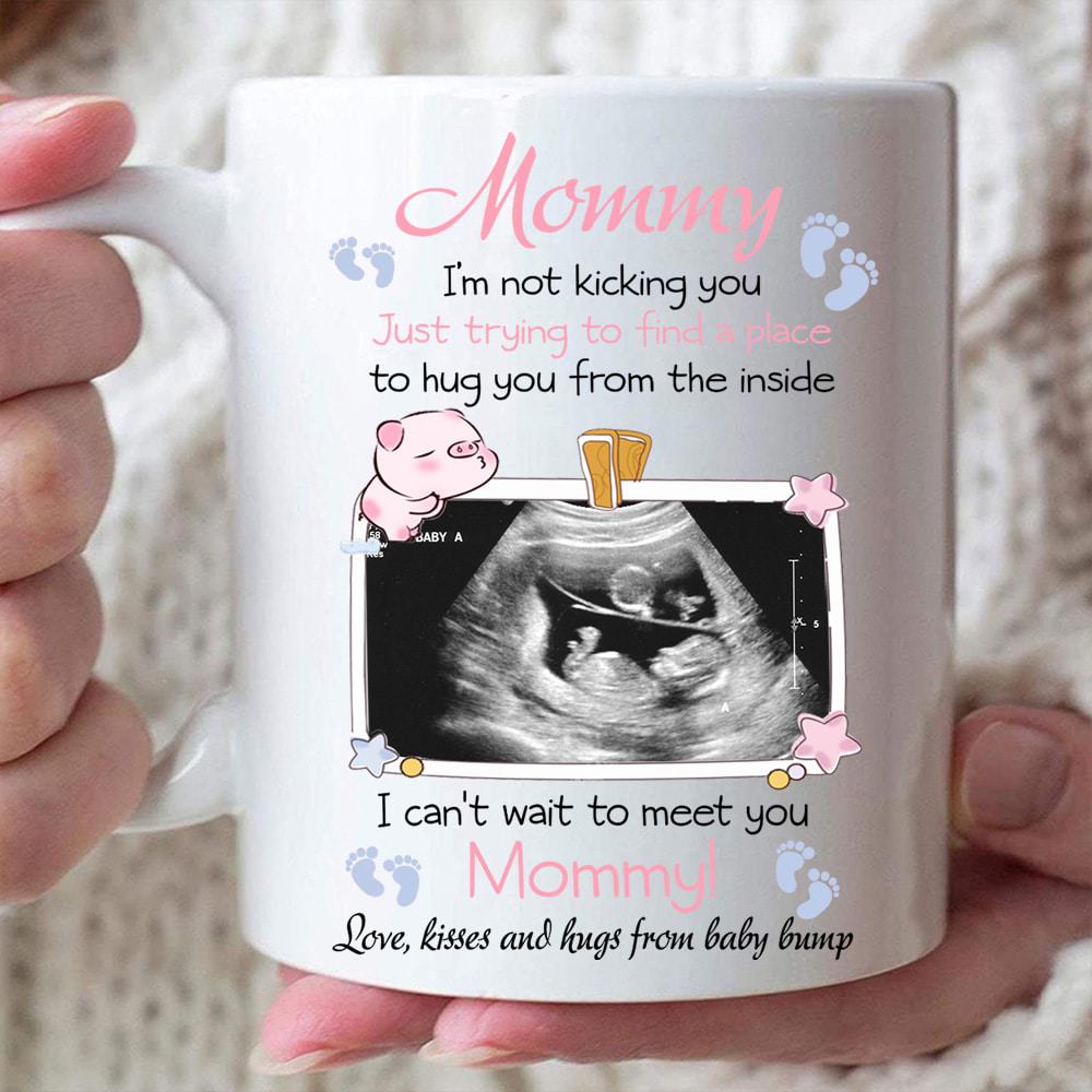 I Can’t Want To Me You Love Kisses And Hugs Custom Mug - Personalized Coffee Mug - Gift For Mom-Myprintsy