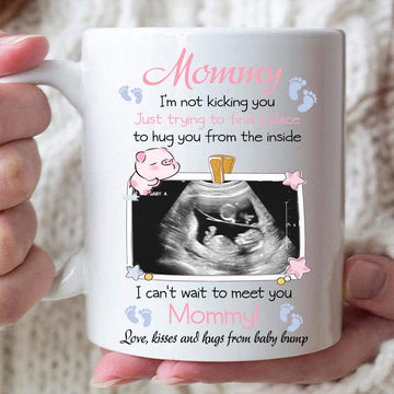 I Can’t Want To Me You Love Kisses And Hugs Custom Mug - Personalized Coffee Mug - Gift For Mom-Myprintsy