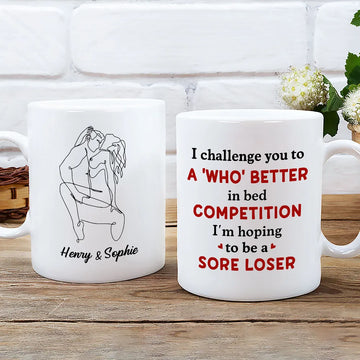 I Challenge You To A "Who" Better - Personalized Coffee Mug-Myprintsy