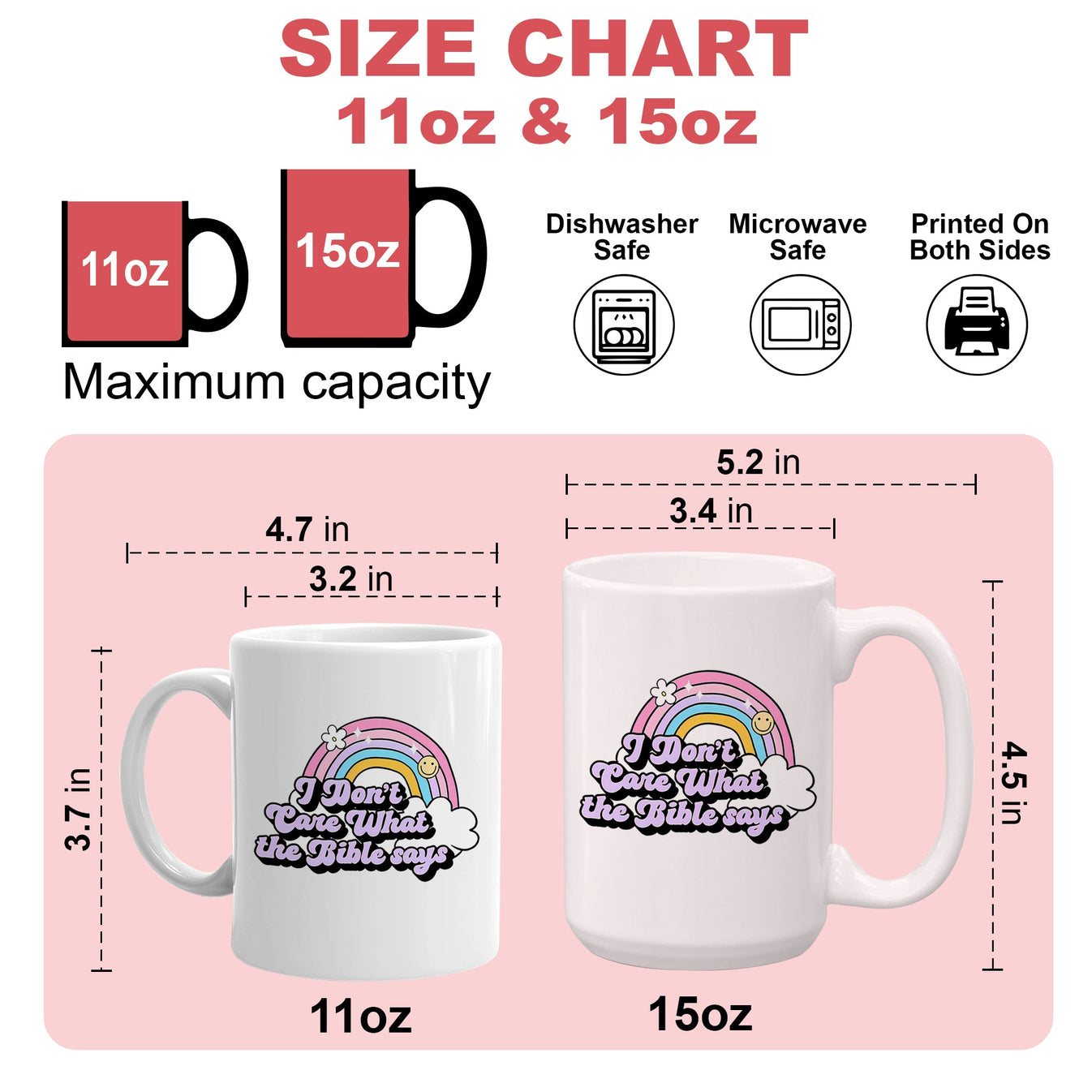 I Don't Care What The Bible Says - Mug-Myprintsy