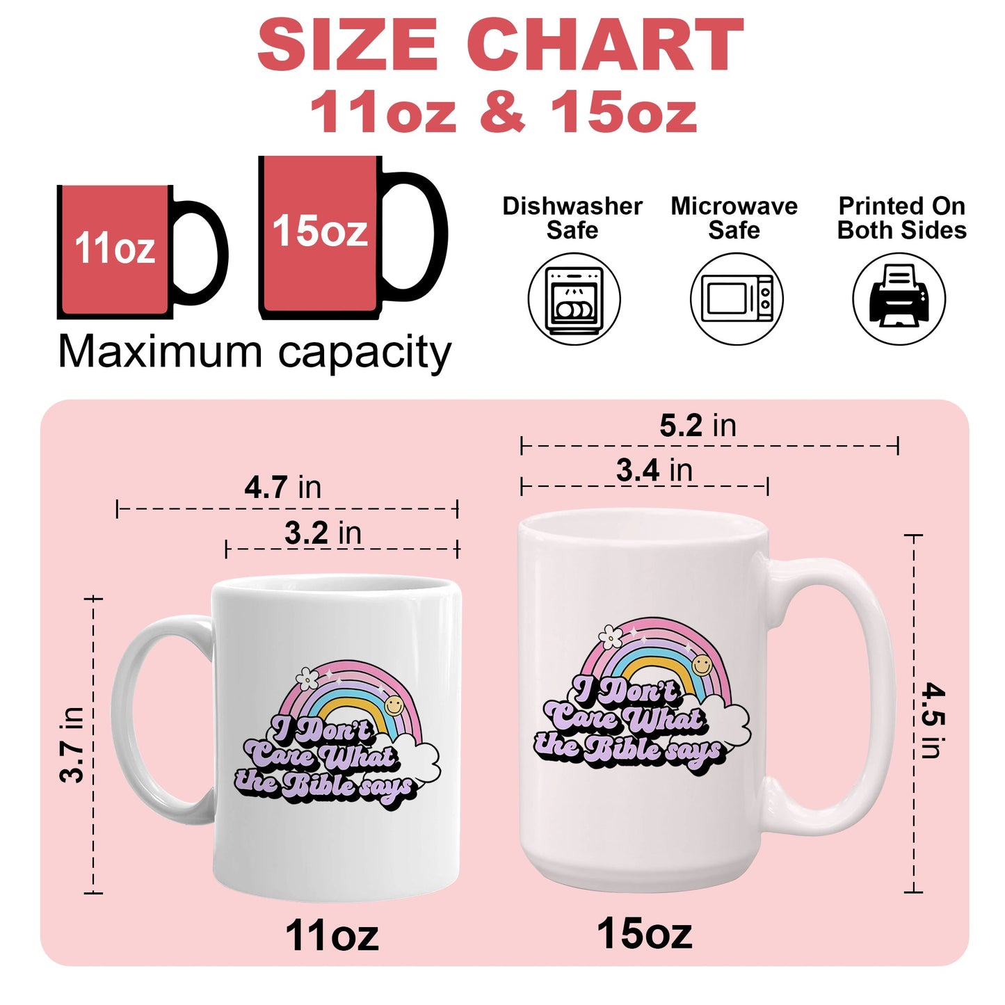 I Don't Care What The Bible Says - Mug-Myprintsy