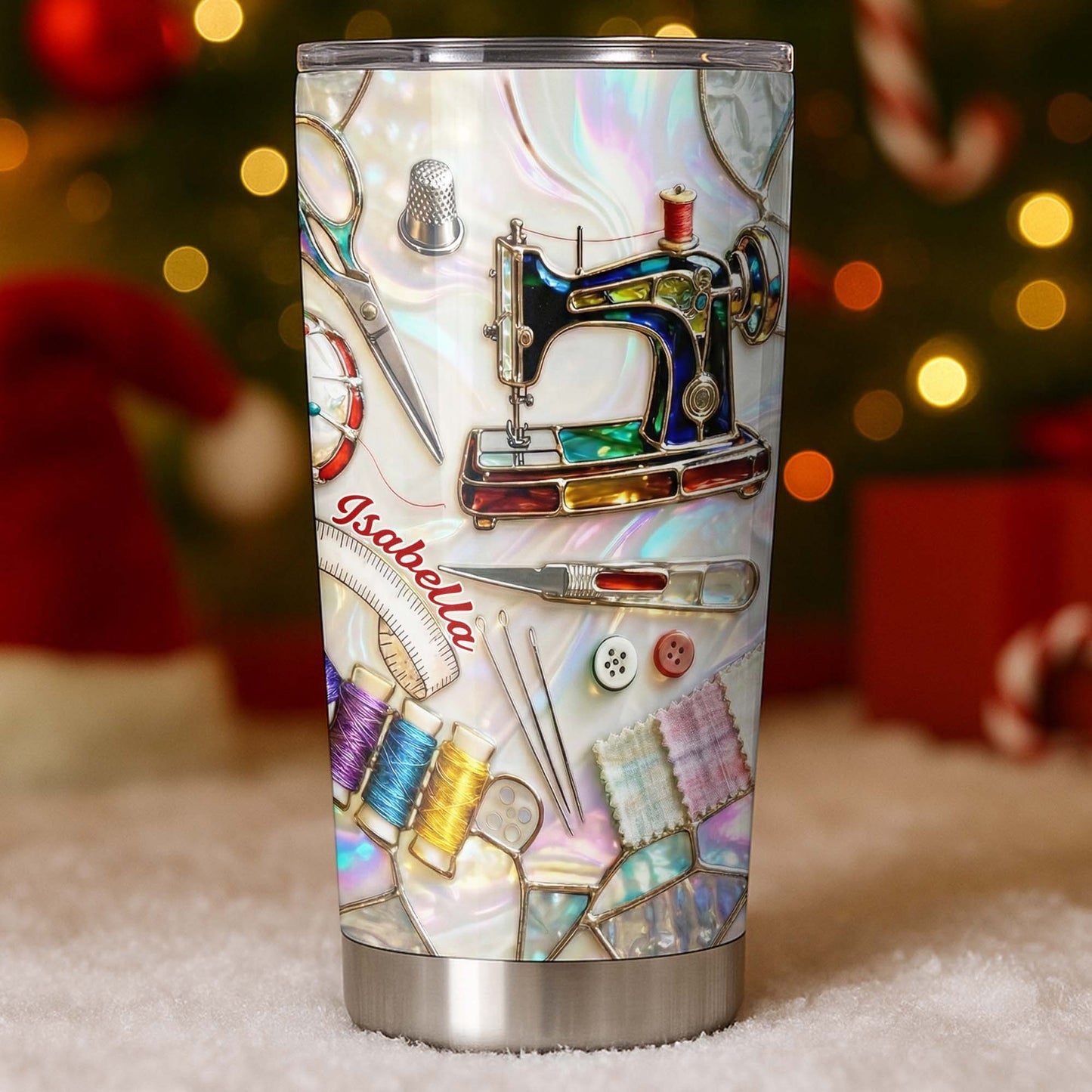 I Don't Hoard Fabric I Just Shop Faster Than I Quilt, Personalized Stainless Steel Tumbler-Myprintsy