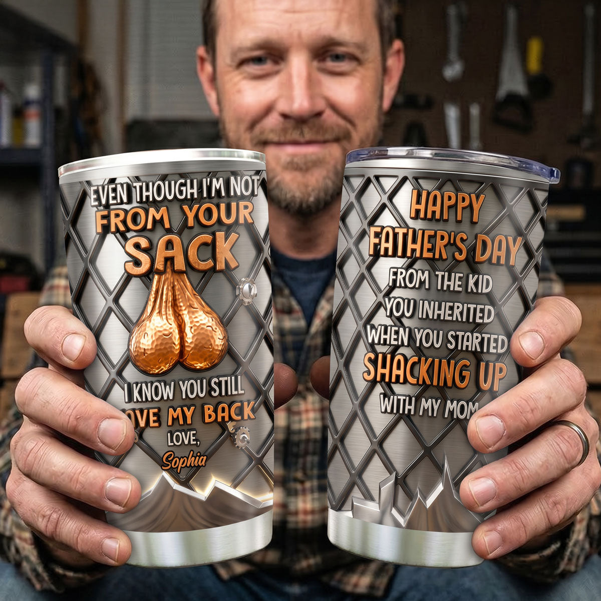 I Know You Still Have My Back - Personalized Stainless Steel Tumbler-Myprintsy