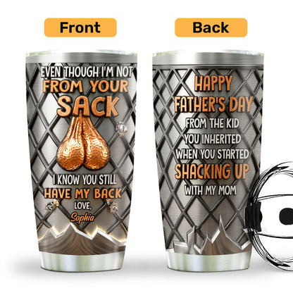 I Know You Still Have My Back - Personalized Stainless Steel Tumbler-Myprintsy