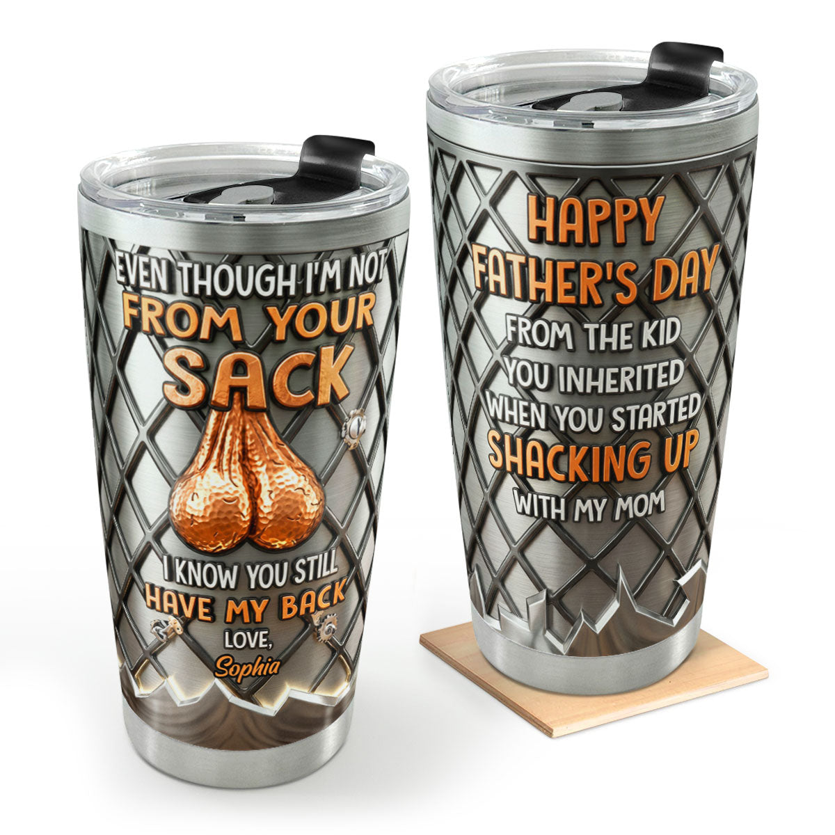 I Know You Still Have My Back - Personalized Stainless Steel Tumbler-Myprintsy