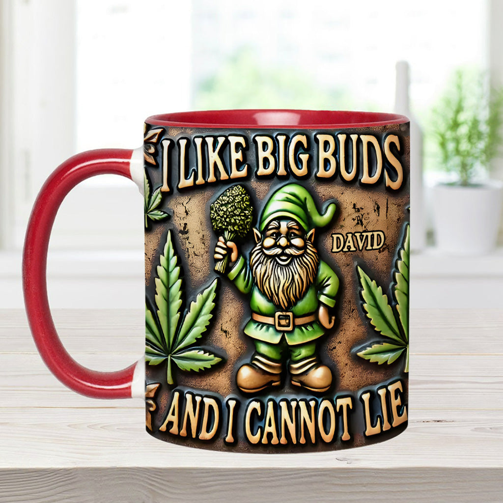 I Like Big Buds - Personalized Weed Accent Mug-Myprintsy