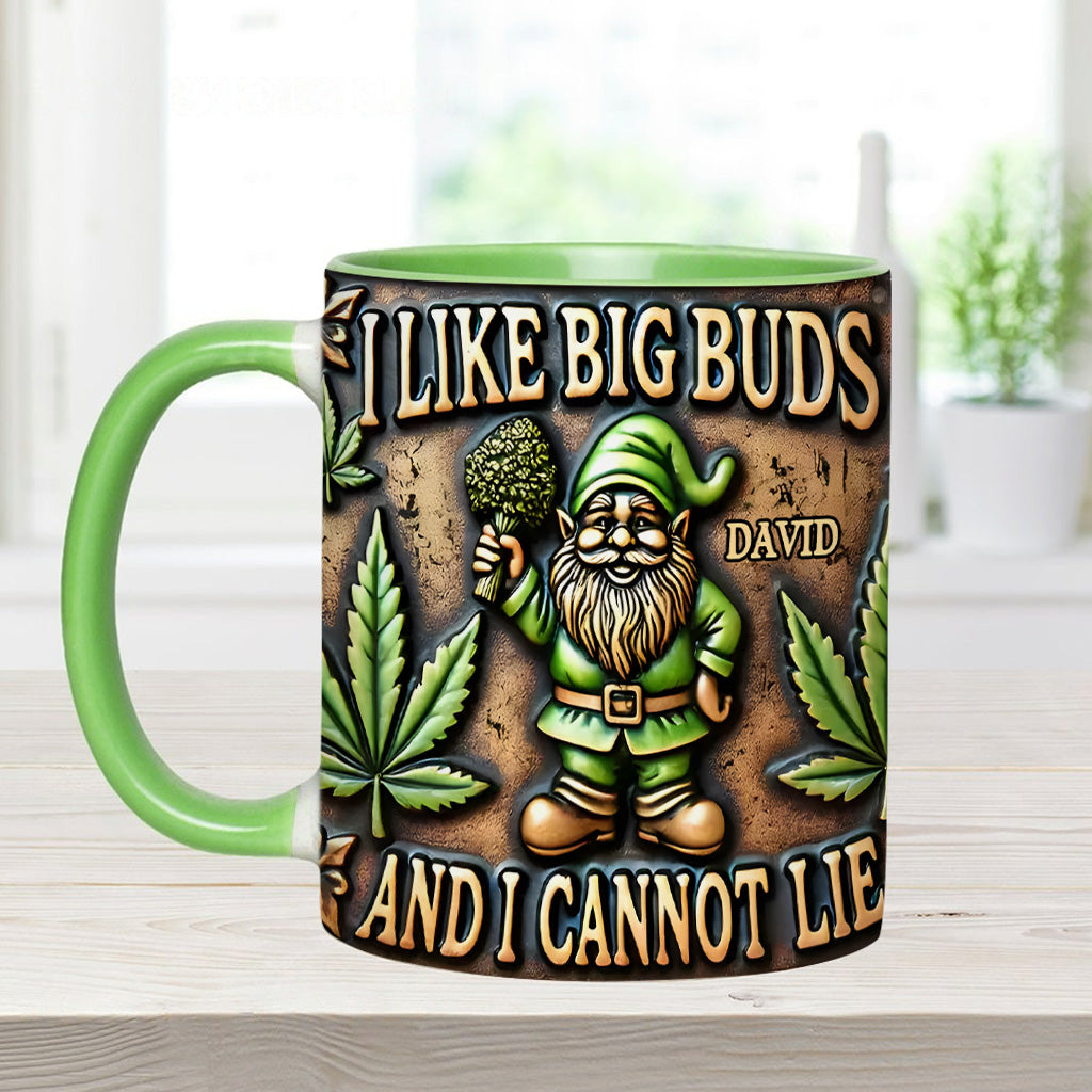 I Like Big Buds - Personalized Weed Accent Mug-Myprintsy