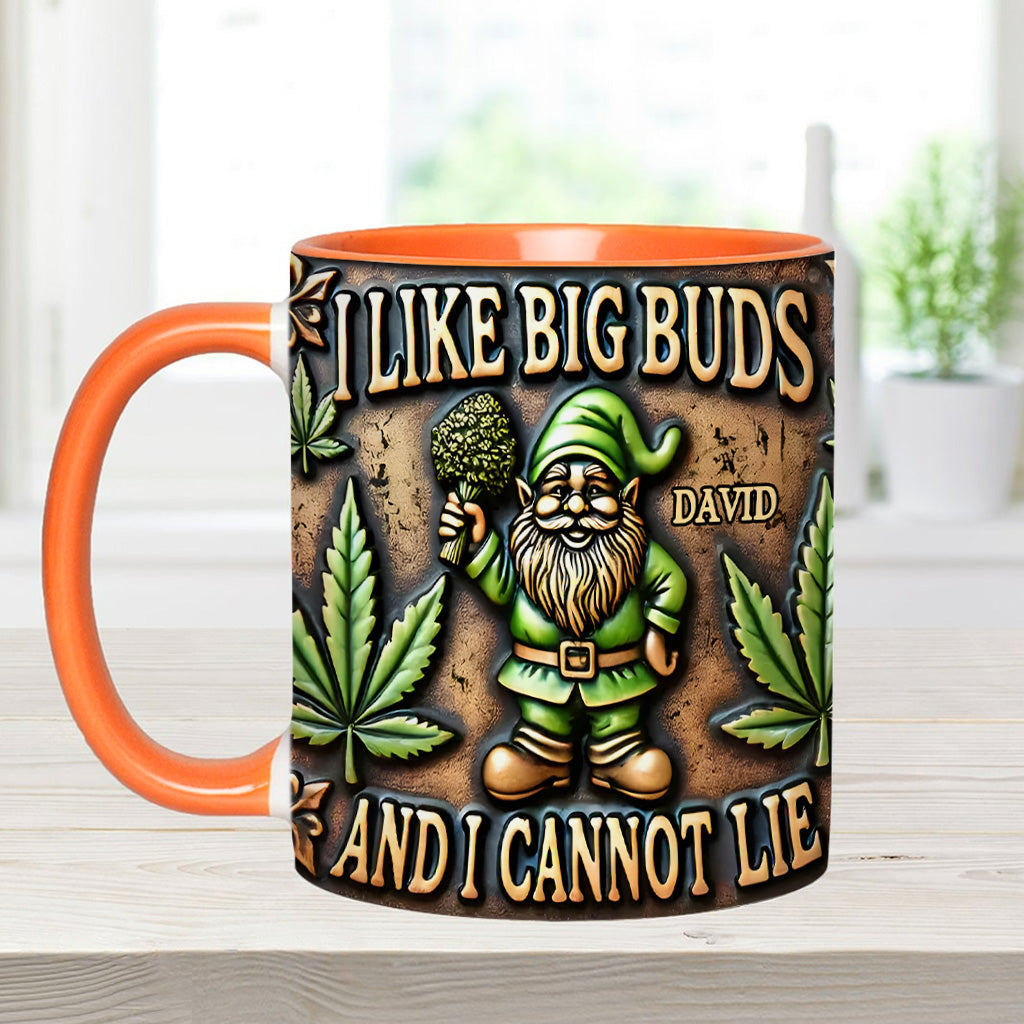 I Like Big Buds - Personalized Weed Accent Mug-Myprintsy