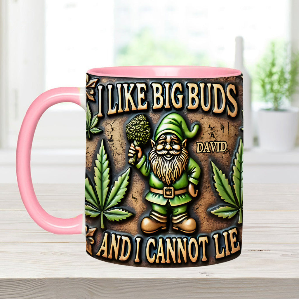 I Like Big Buds - Personalized Weed Accent Mug-Myprintsy